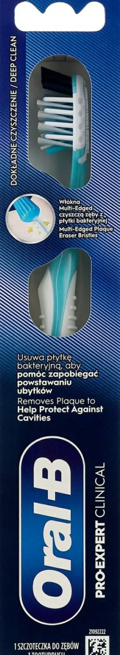 Zahnbürste, mittel Härte, blau