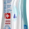 Zahnbürste weich mit blauem Dreieck