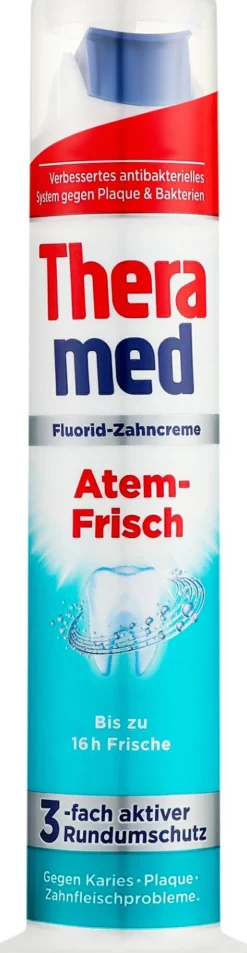 Zahncreme mit Spender 'Frischer Atem'