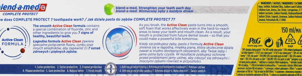 Zahnpasta Complete Protect 7 Crystal White