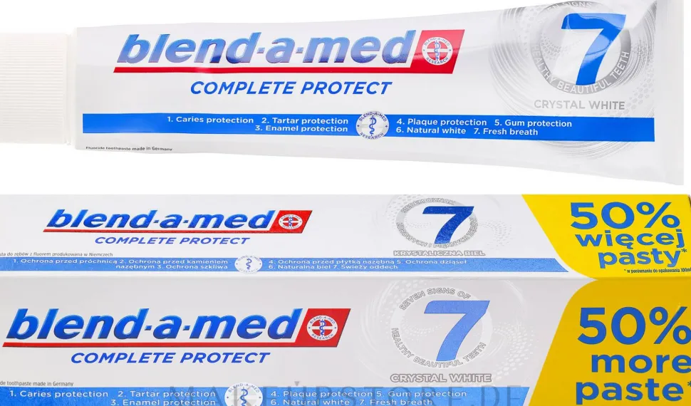 Zahnpasta Complete Protect 7 Crystal White