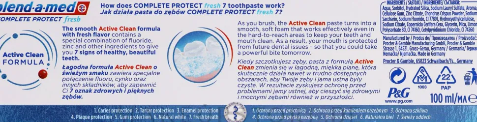 Zahnpasta Complete Protect Fresh 7 Extra Fresh