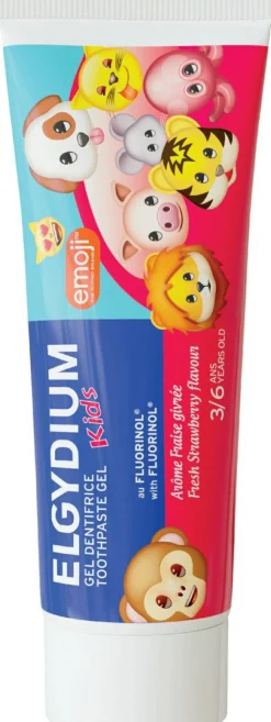 Zahnpasta für Kinder 3-6 Jahre mit Erdbeere