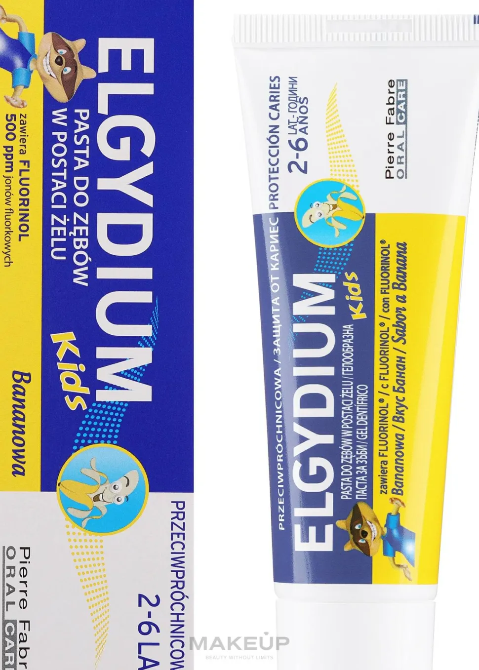 Zahnpasta für Kinder mit Bananeduft