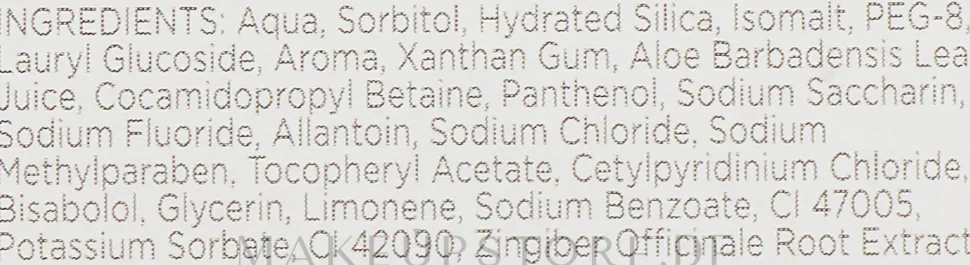 Zahnpasta-Gel Zahnfleischschutz