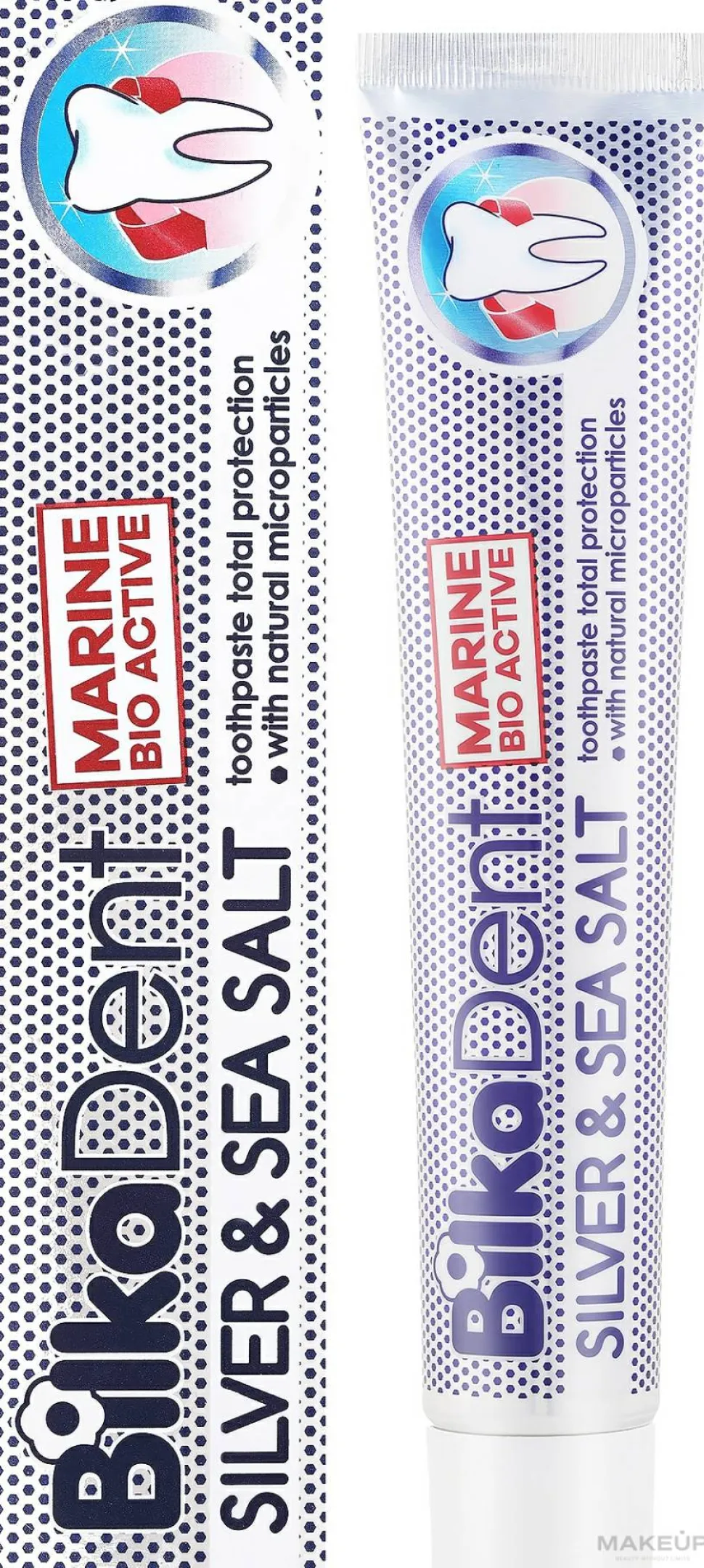 Zahnpasta Silber und Meersalz