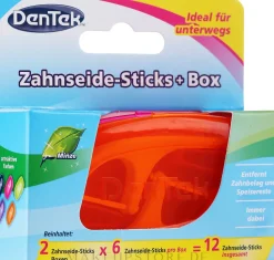 Zahnpflegeset orange und rot