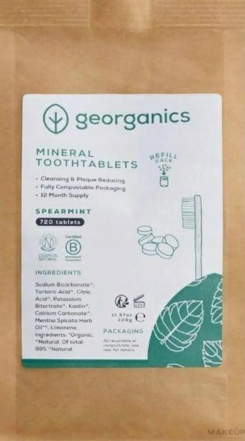 Zahnpflegetabletten Minze