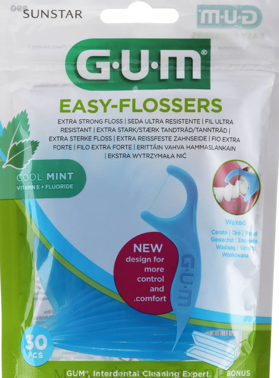Zahnseide mit Fluorid 30 St.
