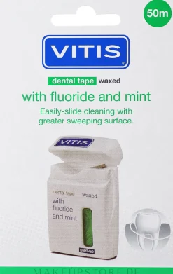 Zahnseide mit Fluorid und Menthol gewachst 50 m