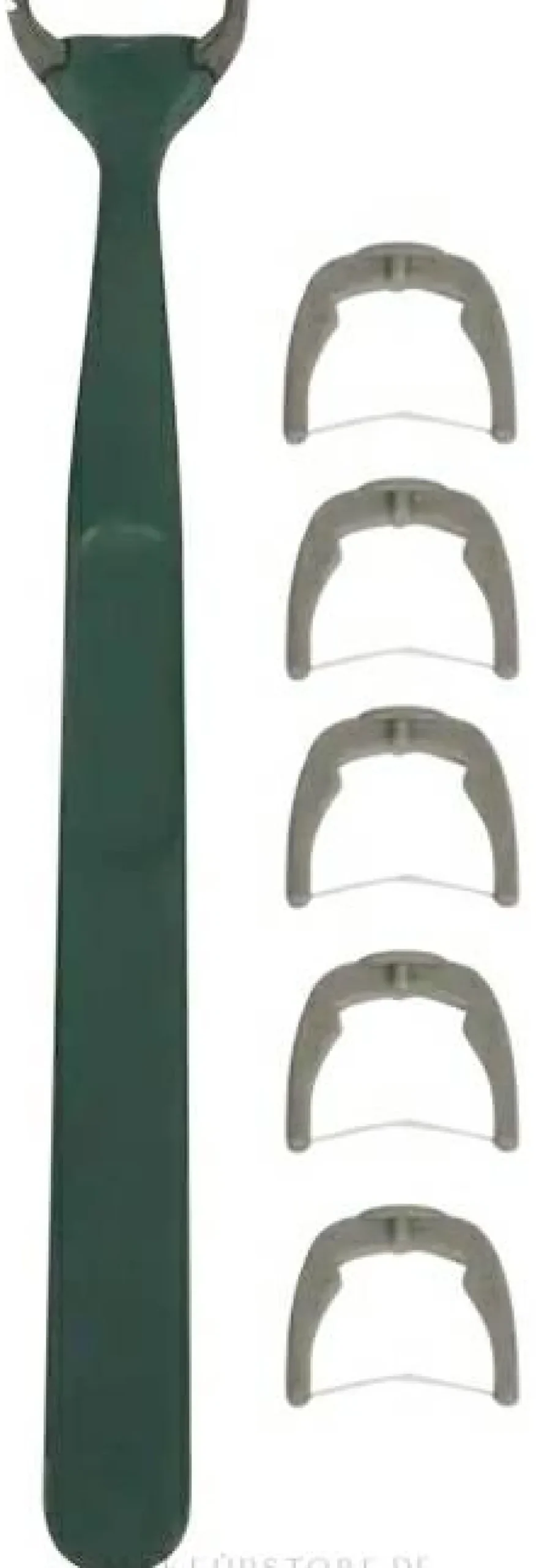 Zahnseide mit Halter grün