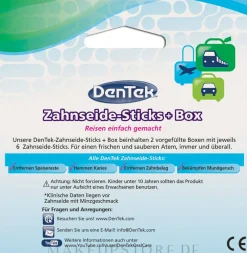 Zahnseide-Sticks + Box grün