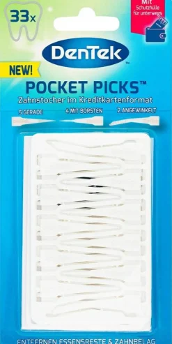 Zahnseide-Sticks im Kreditkartenformat 33 St.