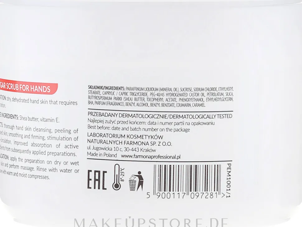 Zucker Handpeeling