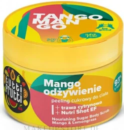 Zucker-Körperpeeling mit Mango und Zitronengras