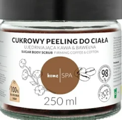 Zuckerpeeling für den Körper Kaffee und Baumwolle
