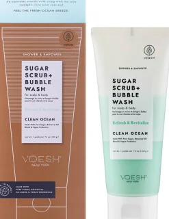 Zuckerpeeling für Kopfhaut und Körper Pure ocean