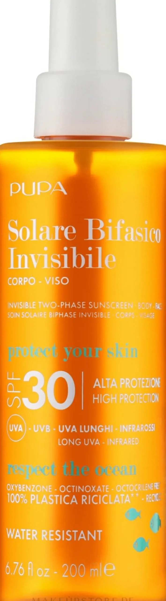 Zweiphasiges Sonnenschutzspray SPF 30