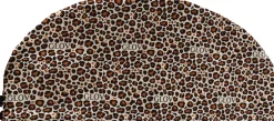 Zweiseitiges Haar-Turban-Handtuch mit Leopardenmuster